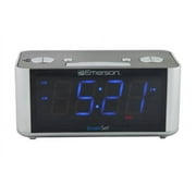 Emerson SmartSet Dual Alarm Clock Radio, 1.4 Jumbo LED Display, CKS1708