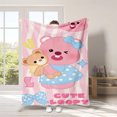 thumbnail image 1 of 3D Printing, Cartoon Soft Double Flannel Blanket, Super Soft Blanket, Suitable For Living Room, Sofa, 1 of 3
