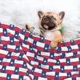 thumbnail image 2 of Star-Texas-Flag Dog Blanket Soft Warm Flannel Cat Blanket Great Pet Throw for Cats Puppy Small Medium Large Dog, 2 of 7