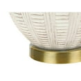 thumbnail image 6 of Lighting, 21"H, Table Lamp, Ivory / Cream Shade, Cream Resin, Transitional, 6 of 7