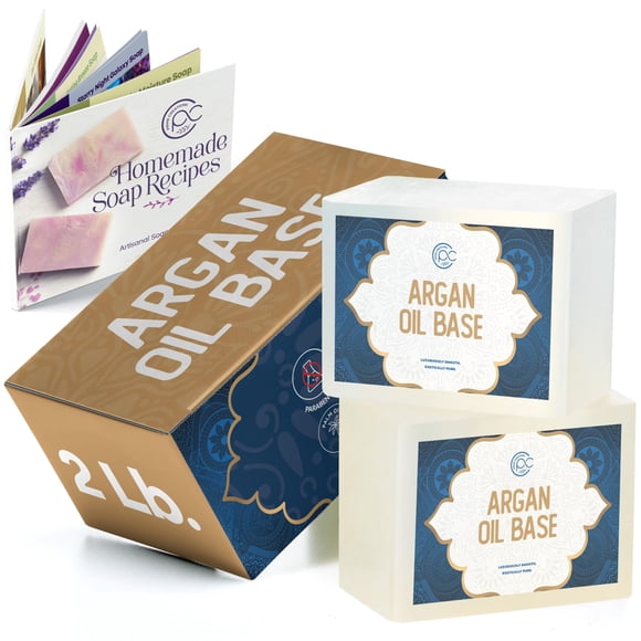 Base de Jabón de Aceite de Argán Prime Creations 907 g Sin Perfume Hidratante