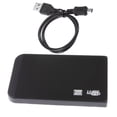 thumbnail image 2 of Caja De Del Recinto Del USB 2.0 480Mbps Para El Ordenador Portátil 2.5 " Blk Negro Hugo Caja de disco duro, 2 of 8
