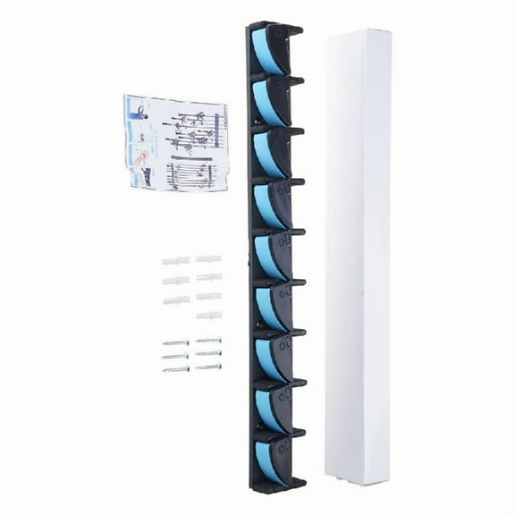 9 Rod Fishing Rod Holder Wall-mounted Vertical Rod Stand Fishing Accessories