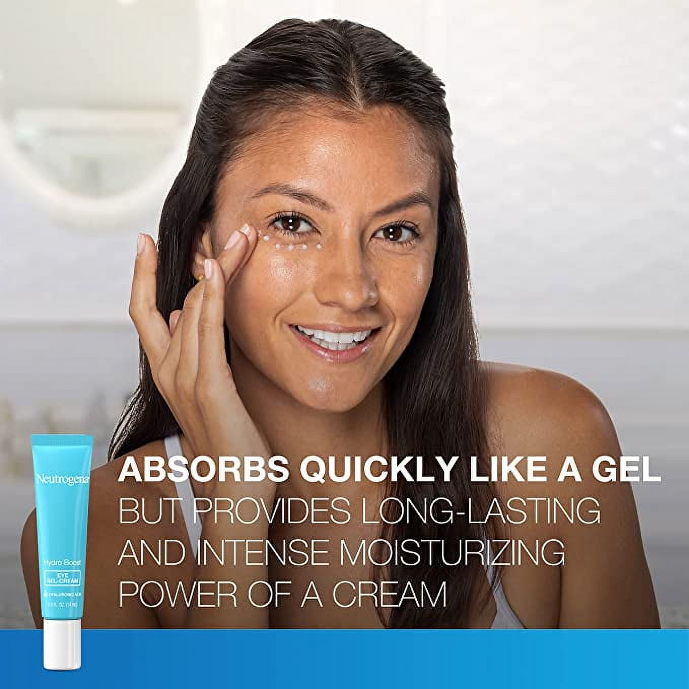 Neutrogena Hydro Boost Eye Gel-Cream, 0.5 oz (Pack of 2)