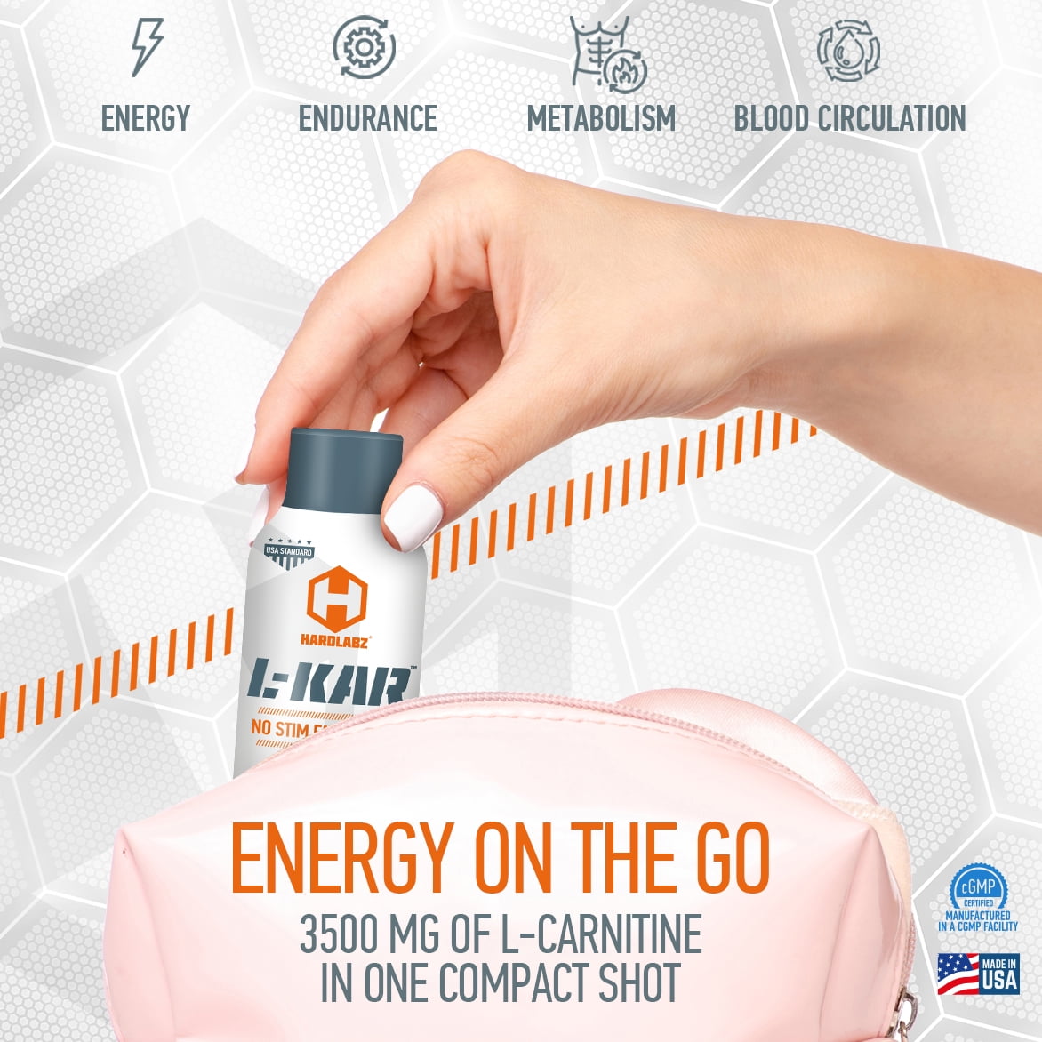 HARDLABZ L-KAR  3500 mg L-Carnitine Shot - Liquid Kosovo | Ubuy