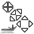 thumbnail image 4 of 3pcs Silicone Trivet Mats Square Premium Kitchen Heat Resistant Mat, 4 of 5