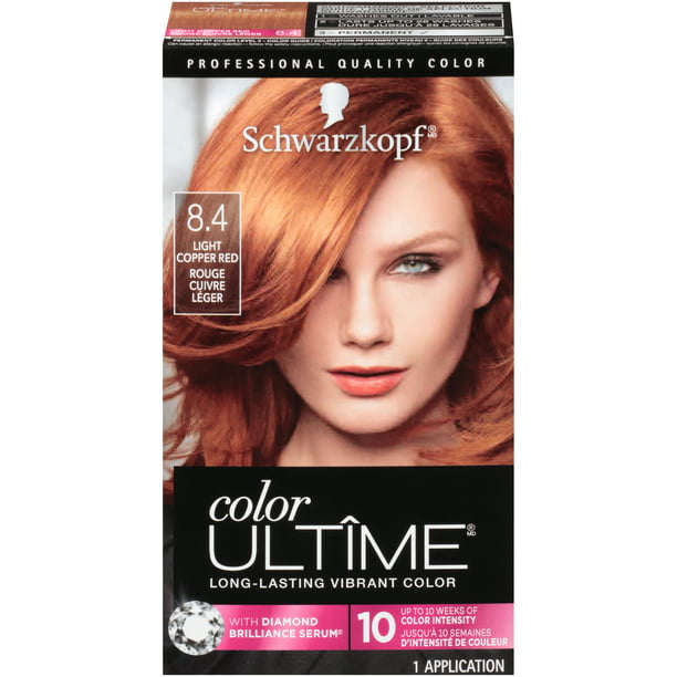 Schwarzkopf Color Ultime Permanent Hair Color Cream,  Light Copper Red -  