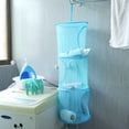 thumbnail image 4 of Cylindrical Multi Layers Hanging Storage Bag Clothing Nylon Mesh Storage Basket Organizer, 4 of 6