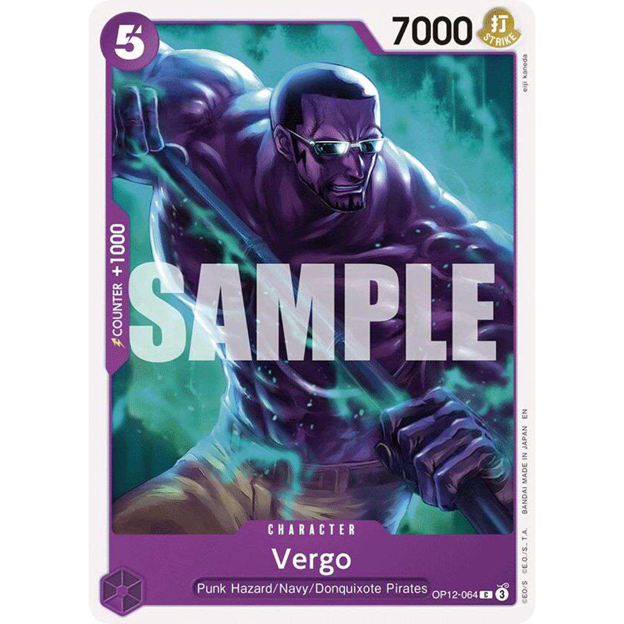 One Piece Legacy of the Master Common Vergo OP12-064