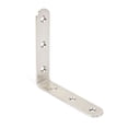 thumbnail image 3 of Uxcell 100mmx100mm L Shape Shelf Corner Brace Stainless Steel Right Angle Bracket, 3 of 4