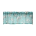 thumbnail image 2 of Yaayu 2D Print Kitchen Curtain Valance, Washable Polyester Short Window Treatment, Home Decor, A, 2 of 7