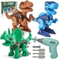 thumbnail image 1 of Kids 3-In-1 Electric Drill Disassembl Dinosaur Set  Screw  DIY Educational Early Assembl Toys, 1 of 11