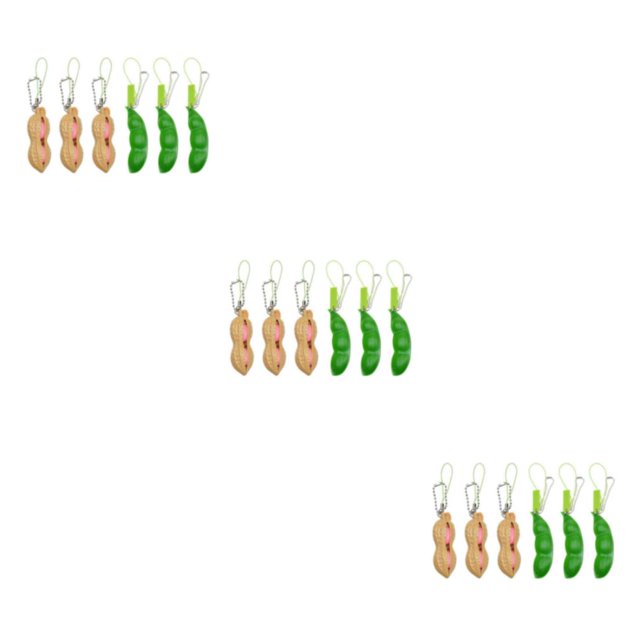 Vogacara 6x Stress Relief Toys Ansiedad Relief Kids Pea Pod Juguetes Type1