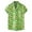Green, variant on Summer Men's Shirts Mens Hawaiian Beach Short Sleeve Pocket Button Down Blouse Shirt