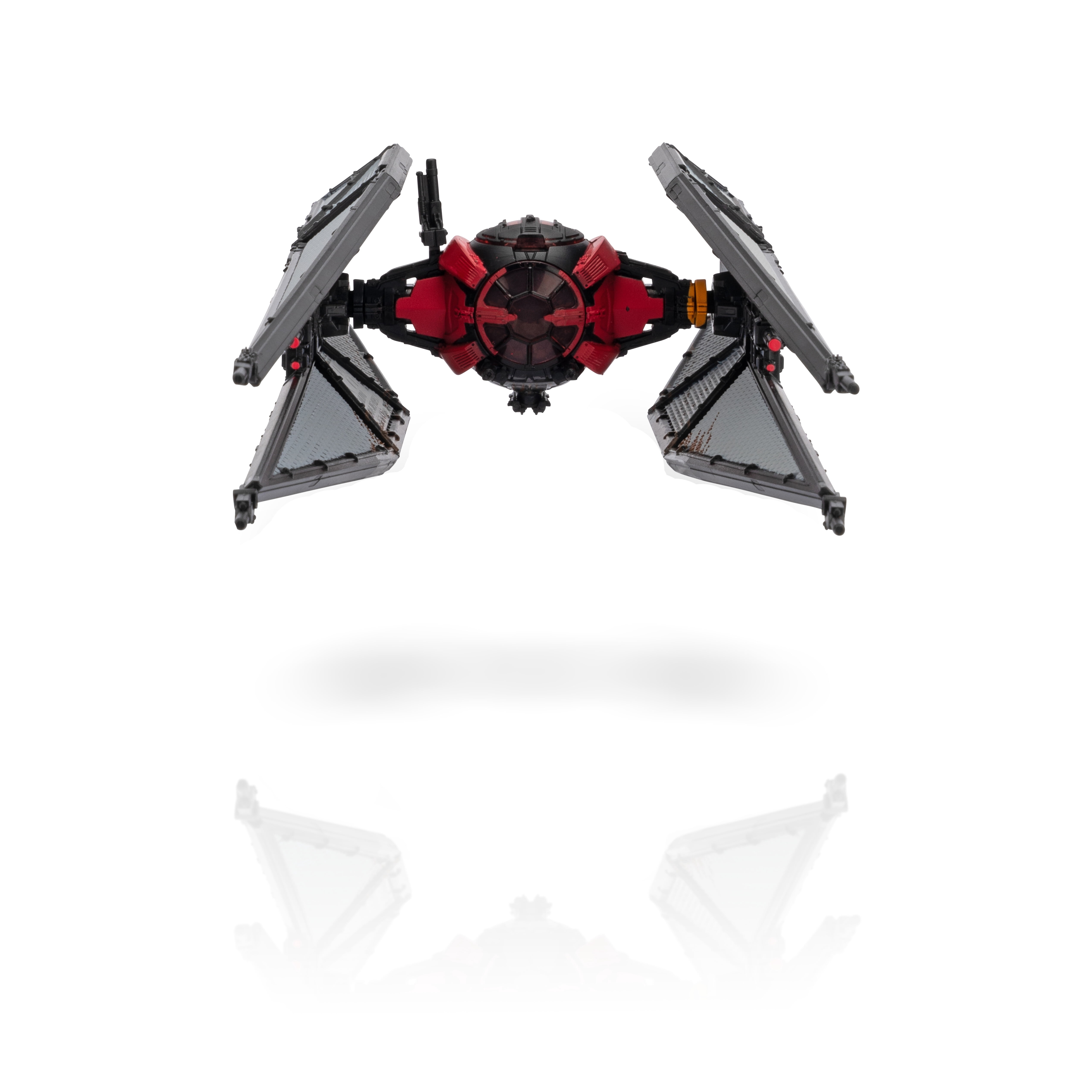 STAR WARS Micro Galaxy Squadron TIE Whisper (Destroyed) - 5 inch Rare Edition Vehicle with 1 inch Micro Figure Accessory