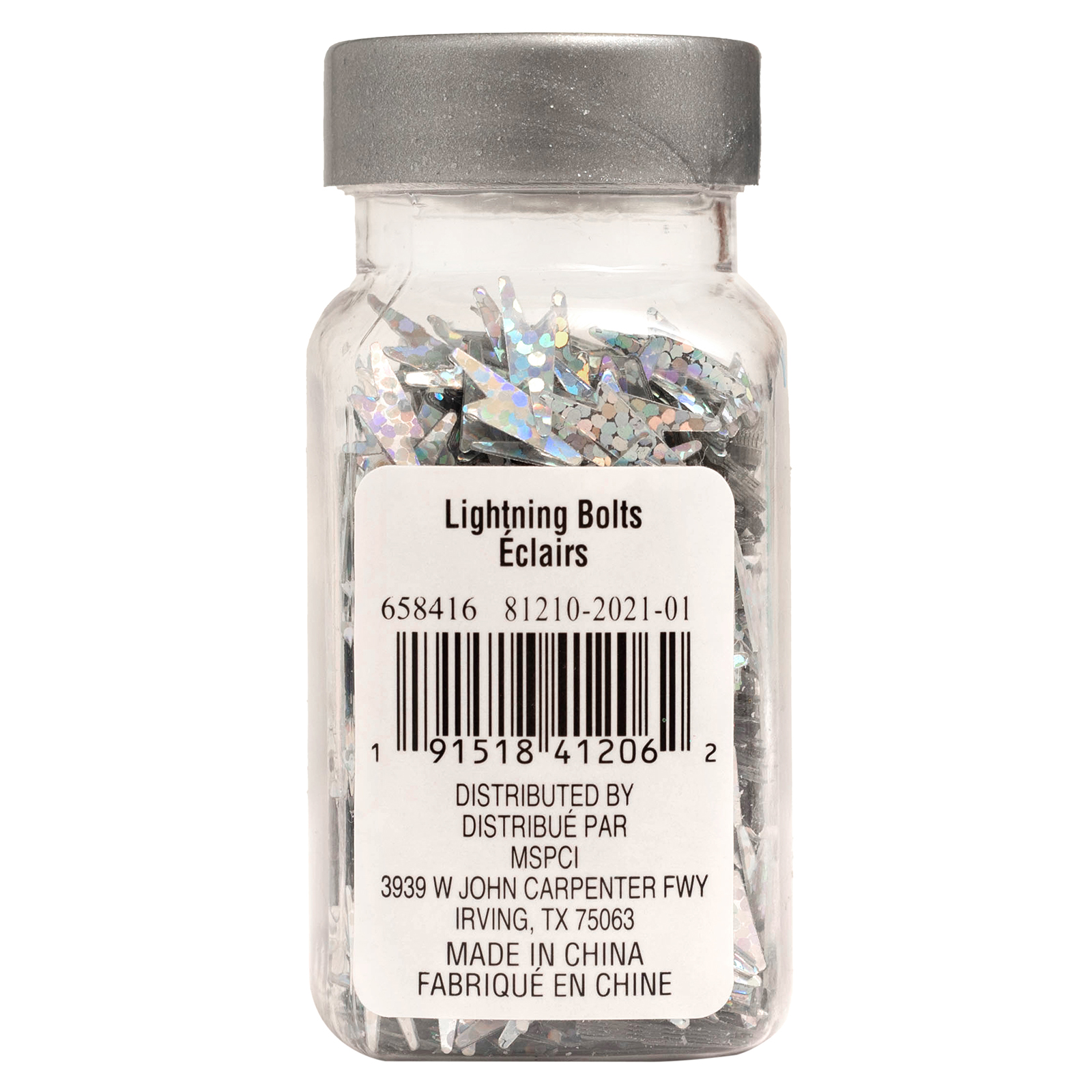 Recollections Lightning Bolts Specialty Polyester Glitter, 0.59oz., 12 Pack