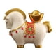 thumbnail image 1 of Figura de caballo en miniatura, estatua de animal de resina, colección de artesanía fina, Feng Shui chino A, 1 of 9