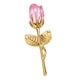 thumbnail image 5 of Figura de mesa,Regalo de flores de rosas de cristal Su esposa Hija,Regalo romántico de San Valentín Mujeres Hermana,Flor artificial Aniversario Regalo de bodas,Acción de Gracias, 5 of 8