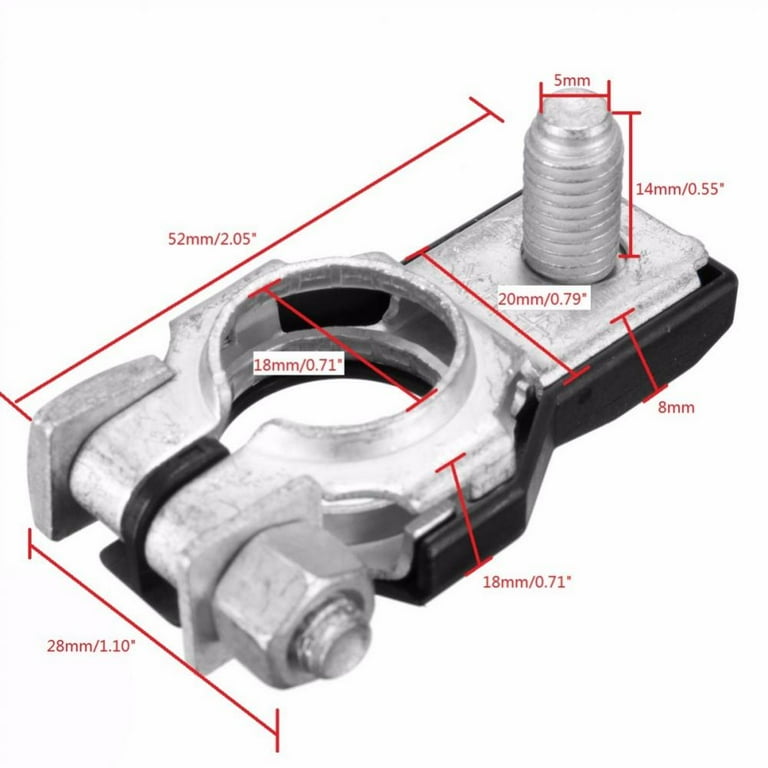 Battery Terminal Connector Stable And Strong Battery Cables And Connectors Automobiles Replacement Parts