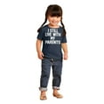 thumbnail image 4 of Still Live With Parents Funny Babies Toddler Boy Girl T Shirt Infant Toddler Brisco Brands 2T, 4 of 6
