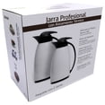 thumbnail image 2 of Paquete 2 Jarras Térmicas para Café PREMIUM - Capacidad 1 Litro - Para bebidas Calientes y Frias - Aislamiento Térmico Unimat Jarra Profesional/Aislamiento Térmico/Blanca, 2 of 2