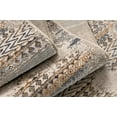 thumbnail image 6 of La Dole Rugs Transitional Abstract Rustic Contemporary Long Runner Rug - Premium Durable Carpet for Living Room, Entrance, and Hallway - Silver, and Beige, 3x10 (2'7" x 9'10", 80cm x 300cm), 6 of 7