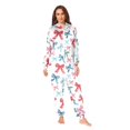 thumbnail image 4 of joogoo Watercolor Bows Unisex Adults Onesies Pajamas Jumpsuits L, 4 of 7