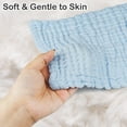 thumbnail image 3 of Casewin 10pcs Baby Muslin Washcloths|Baby Washcloths Soft | Baby Muslin Washcloth | Face Towels for Newborn with Sensitive Skin | Shower Gift for Baby Registry 11.8X 11.8 inch(30x30cm), 3 of 7