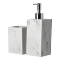 thumbnail image 3 of Dispensador Jabon Y Porta Cepillo Dental Amg Marmol Blanco, 3 of 3