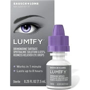 Bausch + Lomb Lumify Redness Reliever Sterile Eye Drops, 0.25oz
