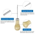 thumbnail image 4 of 3 Pieces Handwork Sewing Awl Single Gourd Leather Punch Hole Tool, Log Color, 4 of 6