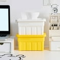 thumbnail image 3 of lixuesong Retro Industrial Desktop Tissue Box Holder With Spring Loaded Base And Large Capacity Desktop Tissue Container, 3 of 3