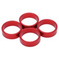 thumbnail image 4 of Front Fork Stem Spacers, Bicycle Headset Pads Easy Installation Lightweight 4 Pcs Strong  For Road Bike For Mountain Bike Red, 4 of 8
