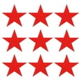thumbnail image 1 of Estrella Recortes Papel Cinco Estrella Confeti Adornos para Cumpleaños Fiesta Aula Boda Boletín Tablero Pared Decoraciones 5.3 Pulgadas, (Rojo) Paquete de 100, 1 of 5