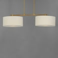 thumbnail image 4 of 10016OMNAB-Maxim Lighting-Bongo - 2 Light Linear Pendant-9.75 Inches Tall and 16 Inches Wide-Natural Aged Brass Finish, 4 of 5