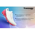 thumbnail image 6 of Vizari Kids Tesoro Junior Firm Ground Outdoor Soccer Shoes for Boys and Girls - Black / White, 6 of 9