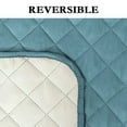 thumbnail image 4 of Sofa Slipcover for Dogs Pets&Kids, Durable Pet Cover for Sofa with Elastic Strap(79" x 68", Smoke Blue/Beige), 4 of 7