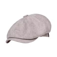 thumbnail image 2 of Boina, sombrero de golf, regalo, gorra plana para acampar, conducir, viajar, ir de compras, pescar. Gris claro, 2 of 9