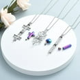 thumbnail image 4 of 3 PCS Set Heart Lotus Cross Cylinder Cremation Jewelry for Ashes Loved One for Pet Ashes Cremation Jewelry for Women Memorial Human Pet Ashes Pendant 3 Pack Urn Necklace for Ashes, 4 of 7