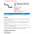 thumbnail image 2 of Upper Radiator Hose - Compatible with 2002 - 2003 Dodge Ram 1500 5.9L V8 GAS, 2 of 2