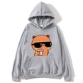 thumbnail image 1 of Sudadera con capucha de Bubu Is Watching Movie para hombre y mujer, jersey con estampado Kawaii de dibujos animados, de talla grande, Harajuku, 1 of 2