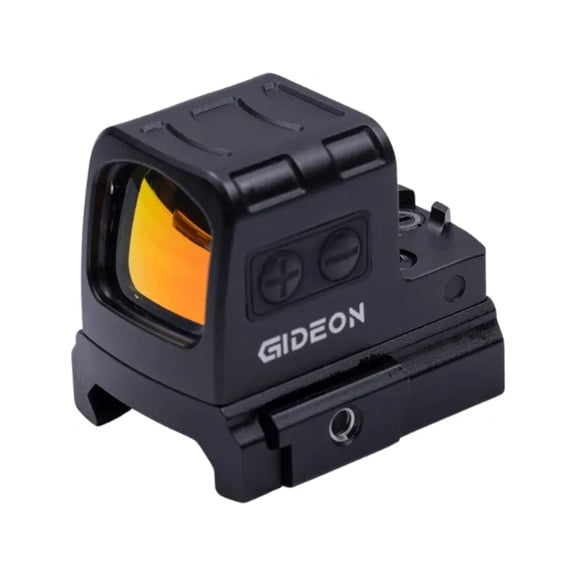 Gideon Optics Valor Mini Micro 1x 20.5x16mm Reflex Red Dot Sight, 3 MOA Dot Reticle, Black