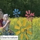 thumbnail image 4 of Moyic Molino de viento decorativo, molino de viento de hierro, de viento de jardín, decoración de Winnower, adorno de viento de jardín para Jardín y Patio Amarillo Moyic HA005448-01, 4 of 6