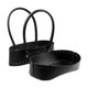 thumbnail image 1 of Kit de fabricación de bolsos Perfecl Parte inferior de bolso de Cuero PU y correas 2 uds Negro, 1 of 8