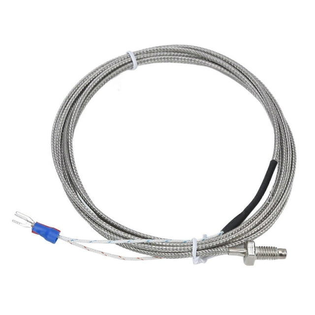 K Type Thermocouple Ground Shielded Wire Temperature Sensor Screw Probe 0?450 WRNT?01