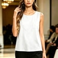 thumbnail image 4 of NTACZA Summer Tank Tops for Women Casual Round Neck Cotton Sleeveless Ladies Summer Tops, 4 of 6