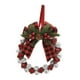 thumbnail image 5 of Corona navideña de pared con cascabeles y lazo, adorno artificial para el hogar. Estilo E, 5 of 9