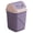 Purple - One Size, variant on TEPgvh Square Bathroom Trash Can with Lid, Compact Waste Bin for Small Spaces,Blue,One Size