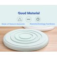 thumbnail image 2 of Diatomaceous Earth Absorbent Fast Drying Diatom Coaster Healthy Bacteriostatic Diatomaceous Earth Stone Quick Dry (Green), 2 of 2
