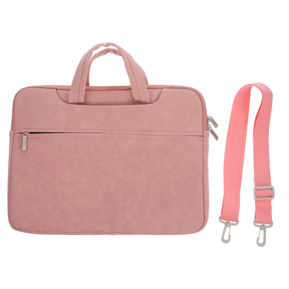 Funda para portátil de 14 pulgadas, de poliuretano, delgada, tipo maletín, con asa, para viajeros y estudiantes Funda protectora para ordenador